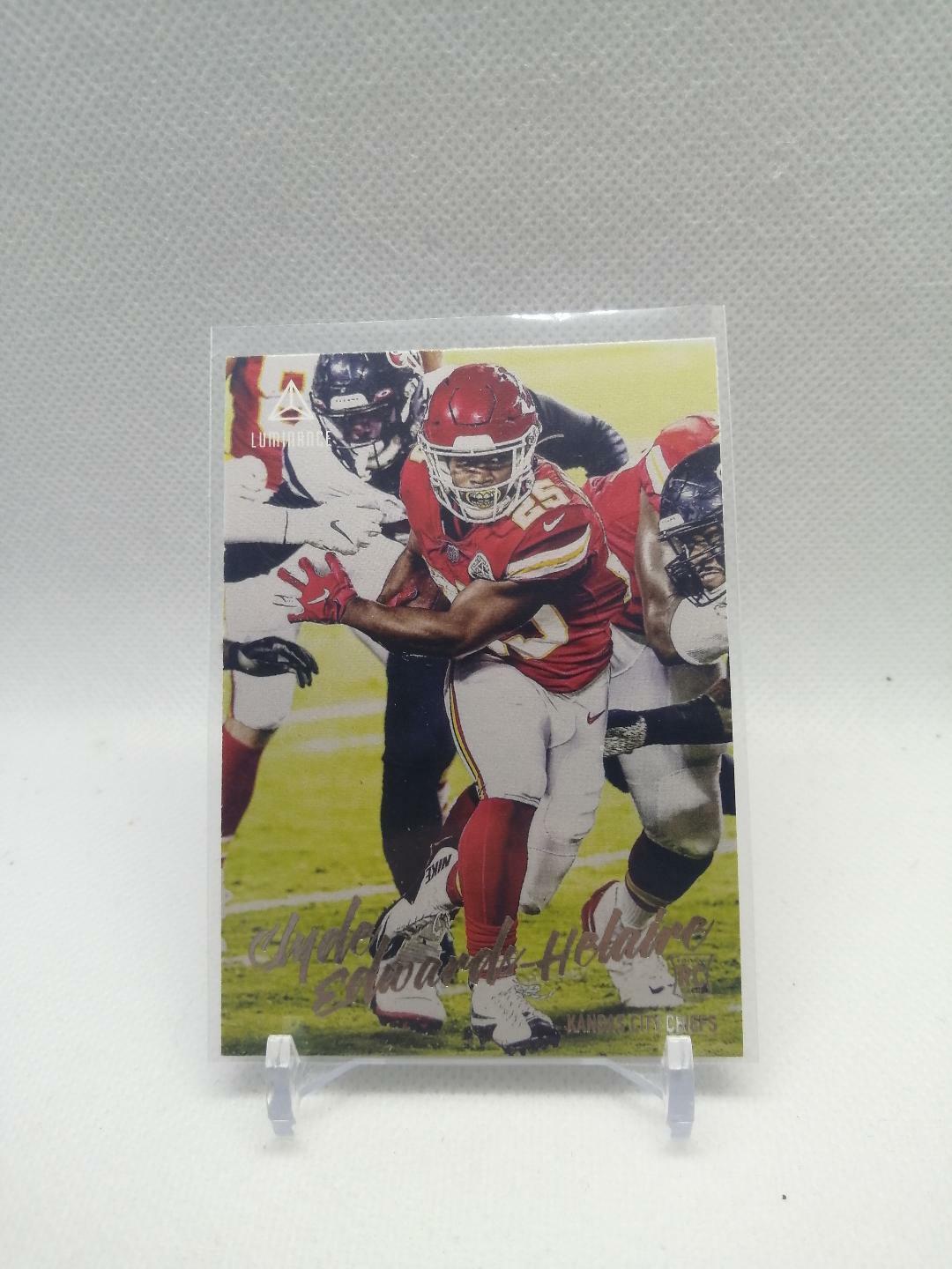2020 Panini CHRONICLES FOOTBALL CLYDE EDWARDS-HELAIRE #218 LUMINANCE ROOKIE