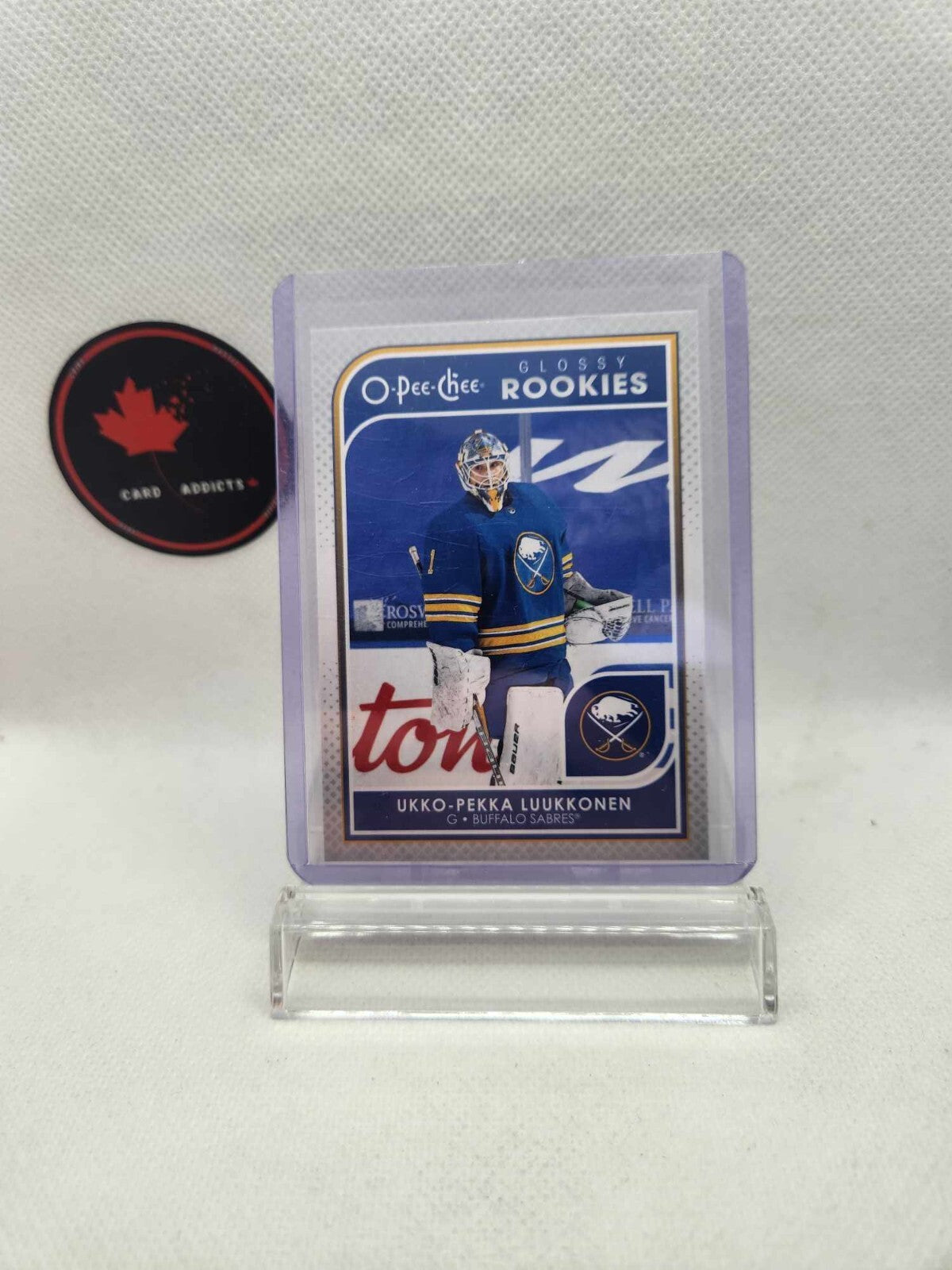 2021-22 O-Pee-Chee Glossy Rookies #R-16 Ukko-Pekka Luukkonen