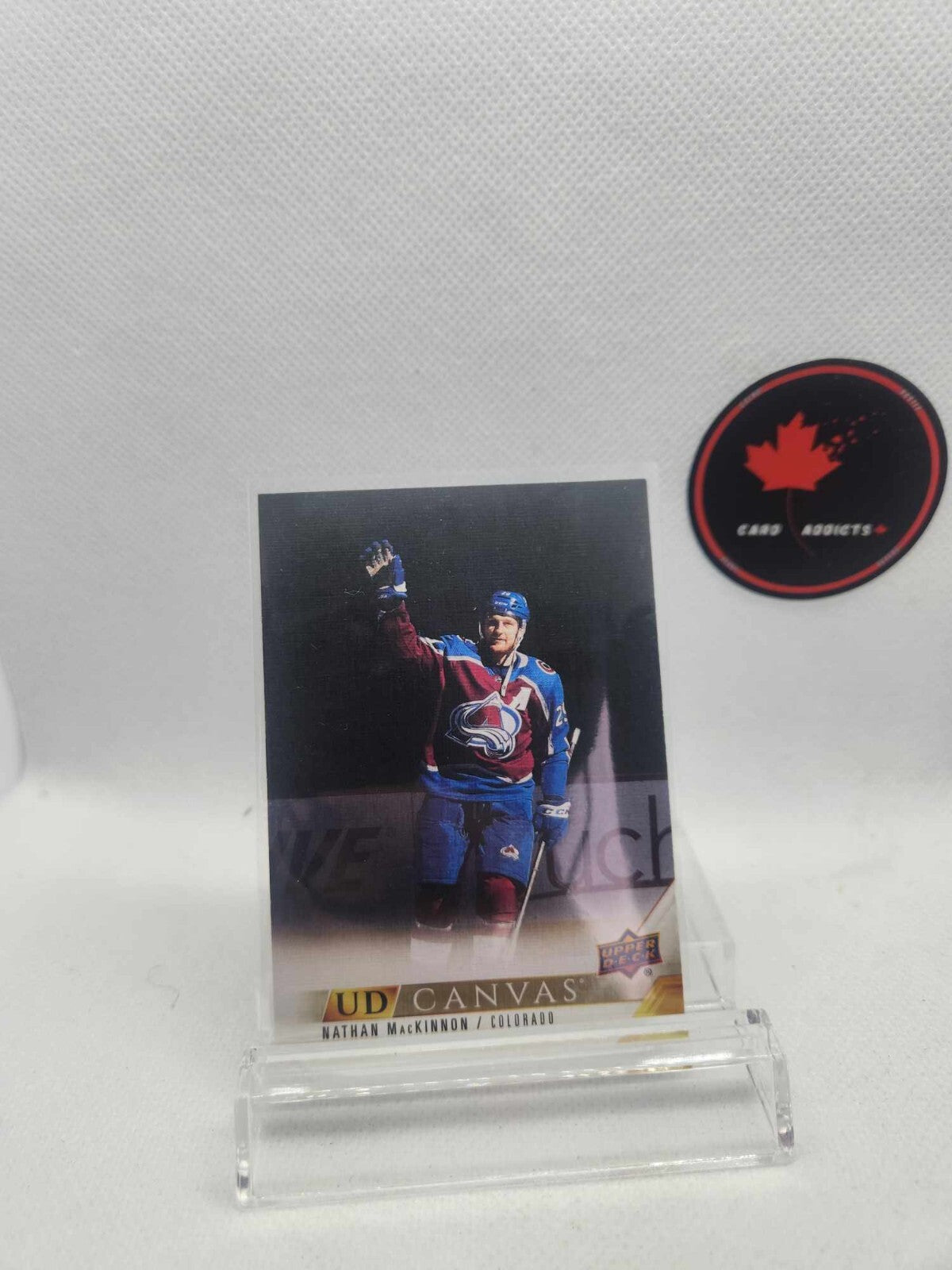 2022-23 Upper Deck Series 1 Canvas Nathan Mackinnon Card# C21