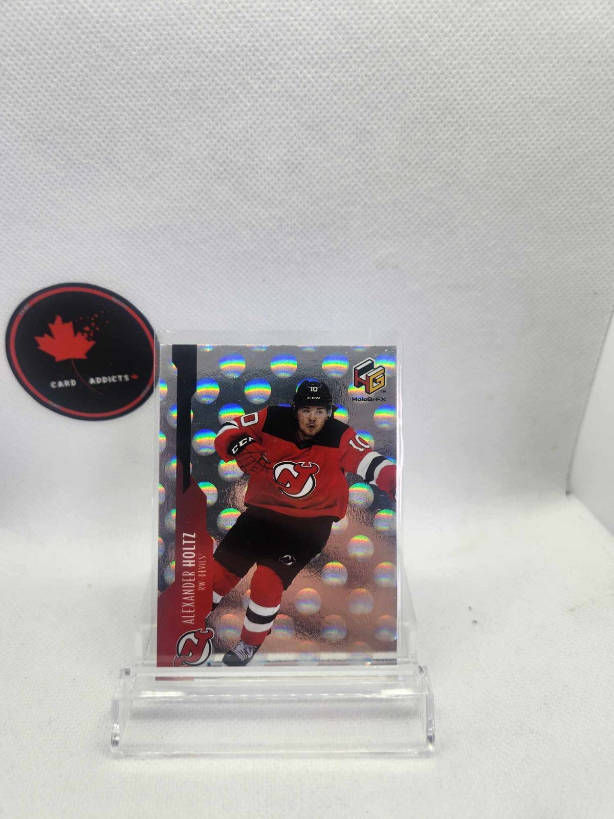 2021-22 Upper Deck Extended Series HOLO GrFx RC Alexander Holtz #HG-18