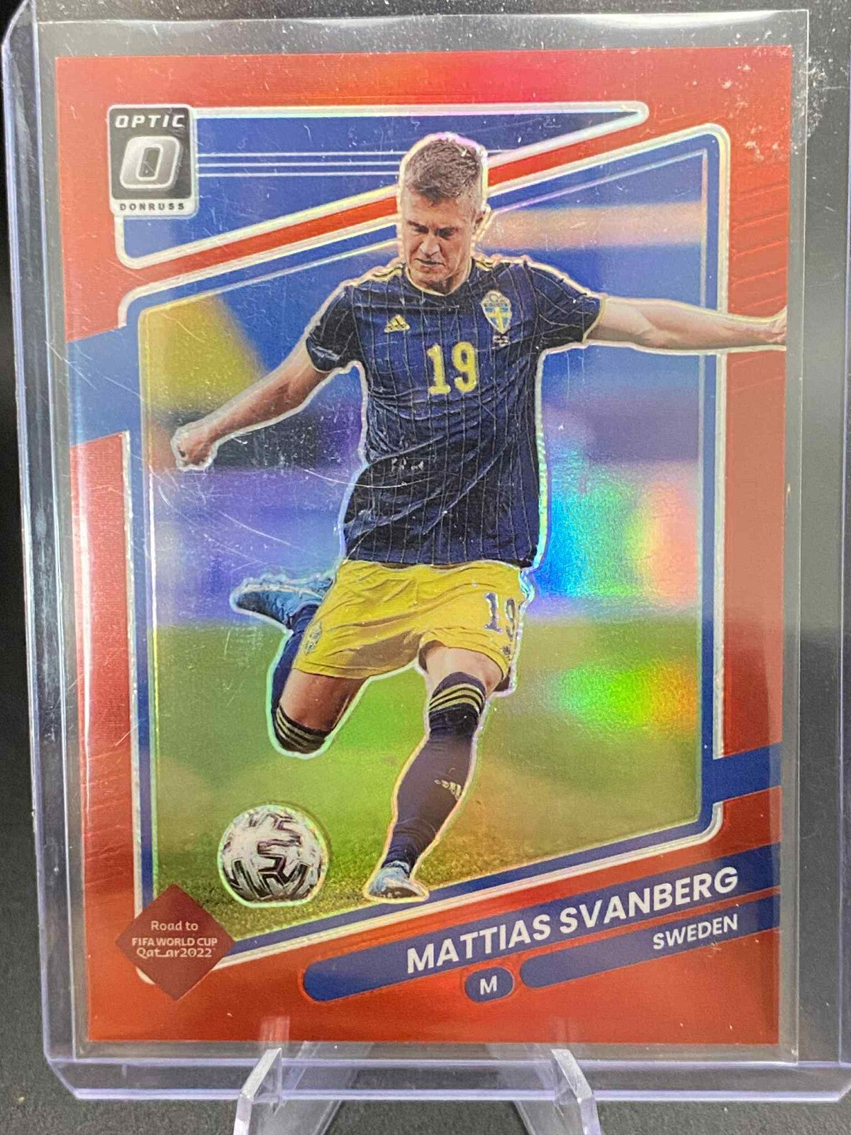 2021-22 Donruss Road to Qatar MATTIAS SVANBERG Optic Red /149 #155