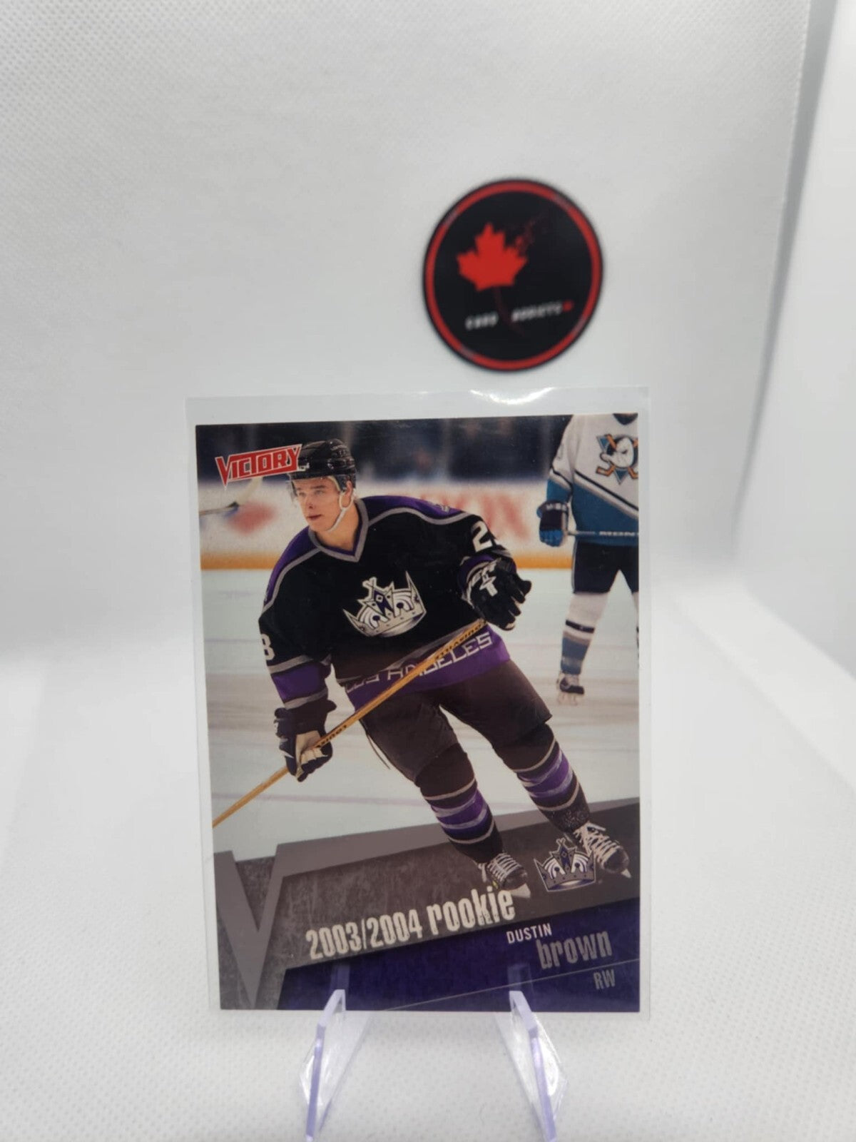 2003-04 Upper Deck Victory Dustin Brown Rookie Los Angeles Kings #205