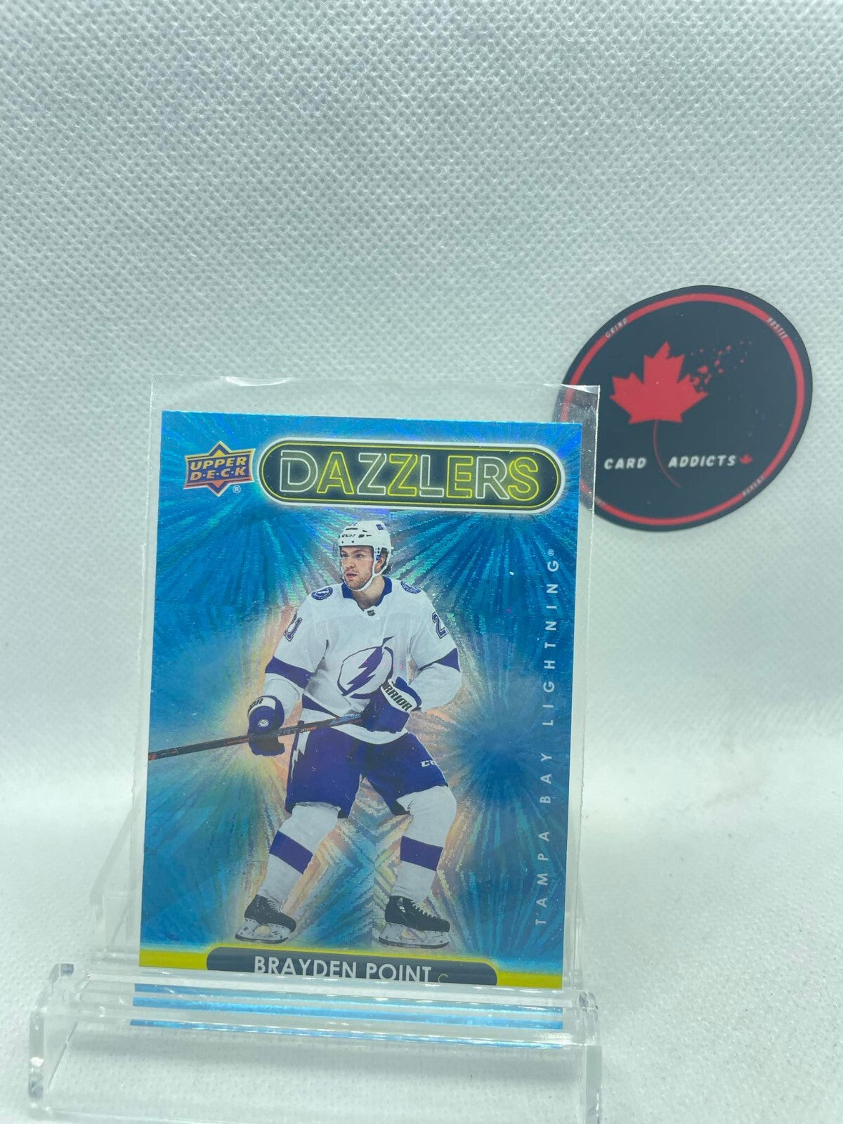 Brayden Point 2021-22 Upper Deck Dazzlers Blue