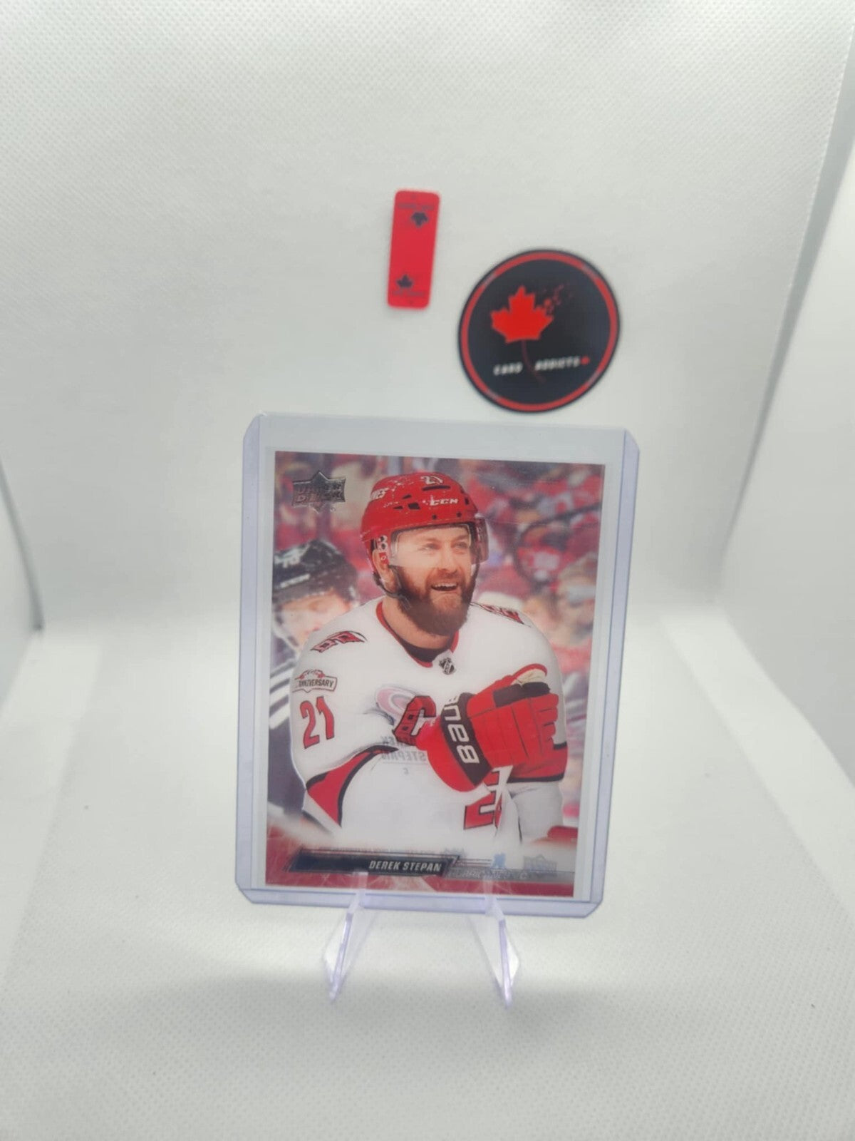 2022-23 Upper Deck Extended Series Derek Stepan Clear Cut Base Card #530