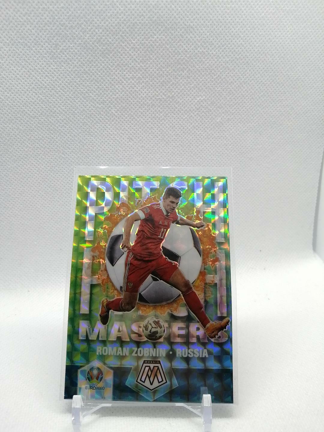 2021 Panini Mosaic UEFA Euro Soccer Roman Zobnin Pitch Masters Russia #16