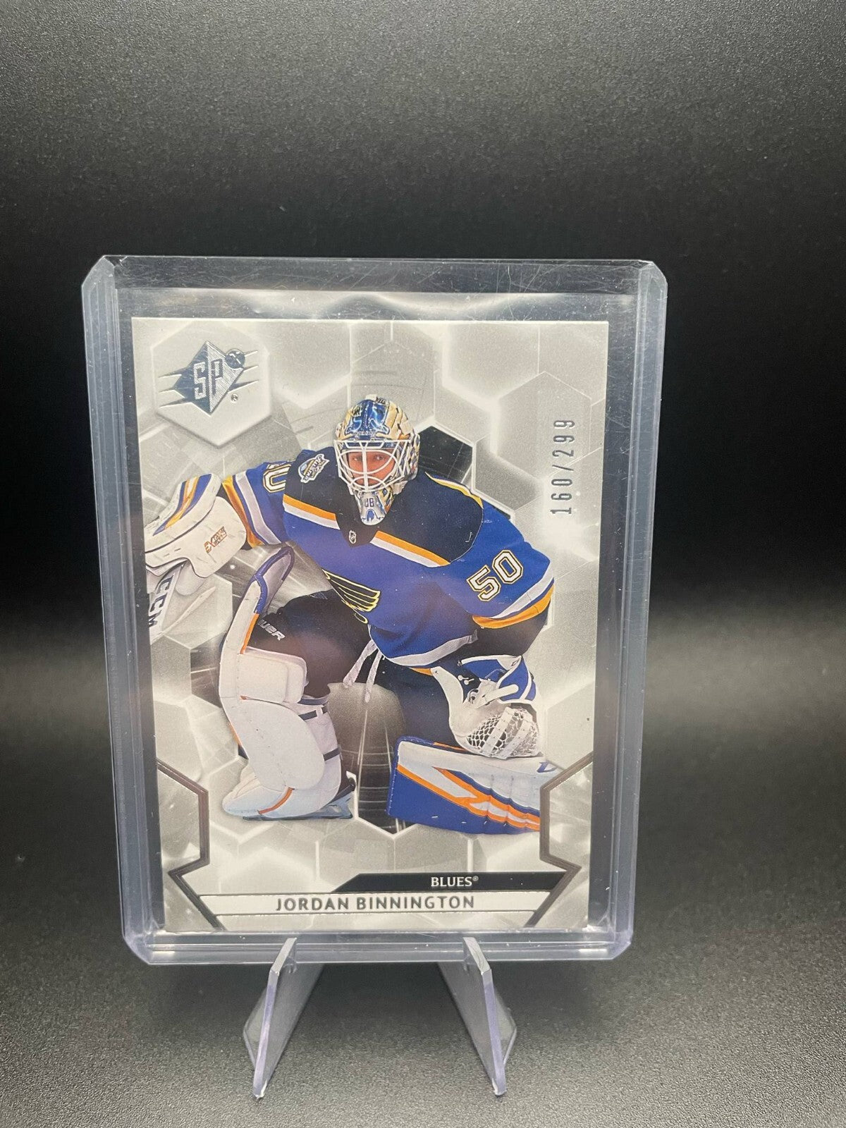 2020-21 SPx /299 Jordan Binnington #50