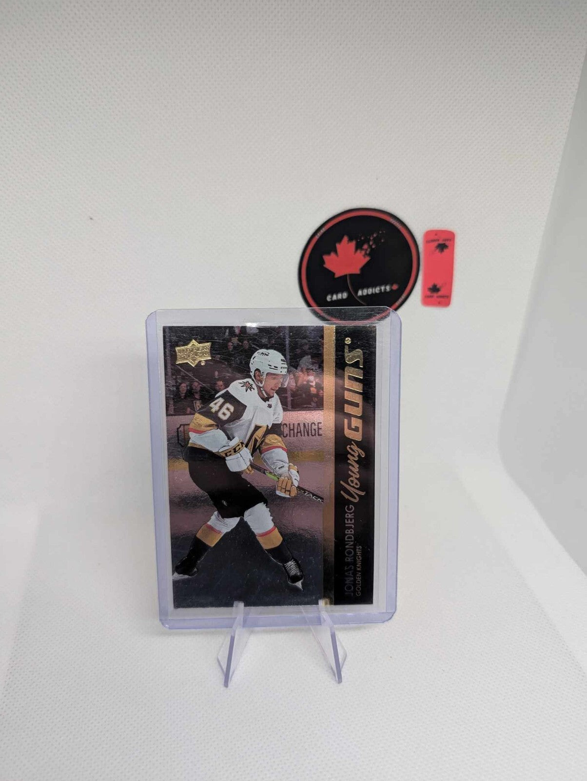 2021-22 Upper Deck Series 2 Young Guns Silver Foil Jonas Rondbjerg #460