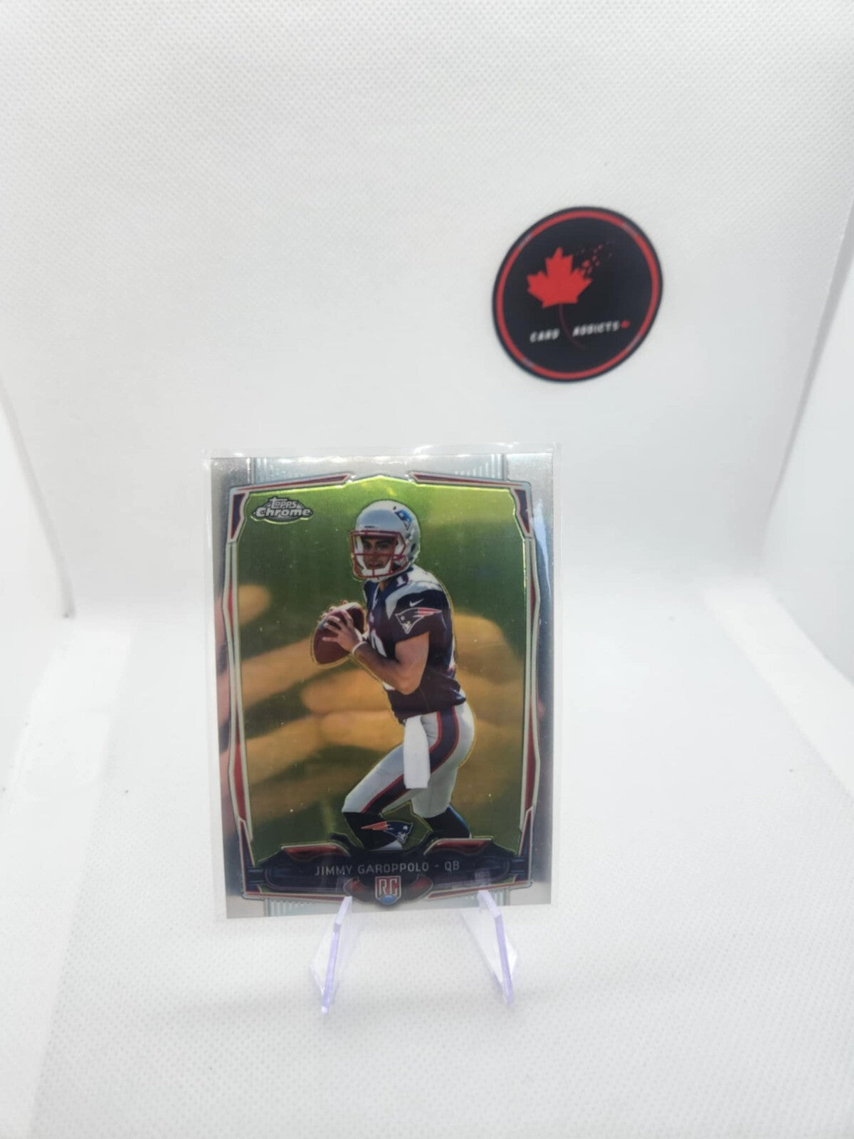 2014 TOPPS CHROME - JIMMY GAROPPOLO (QB) NEW ENGLAND PATRIOTS RC - CARD #150