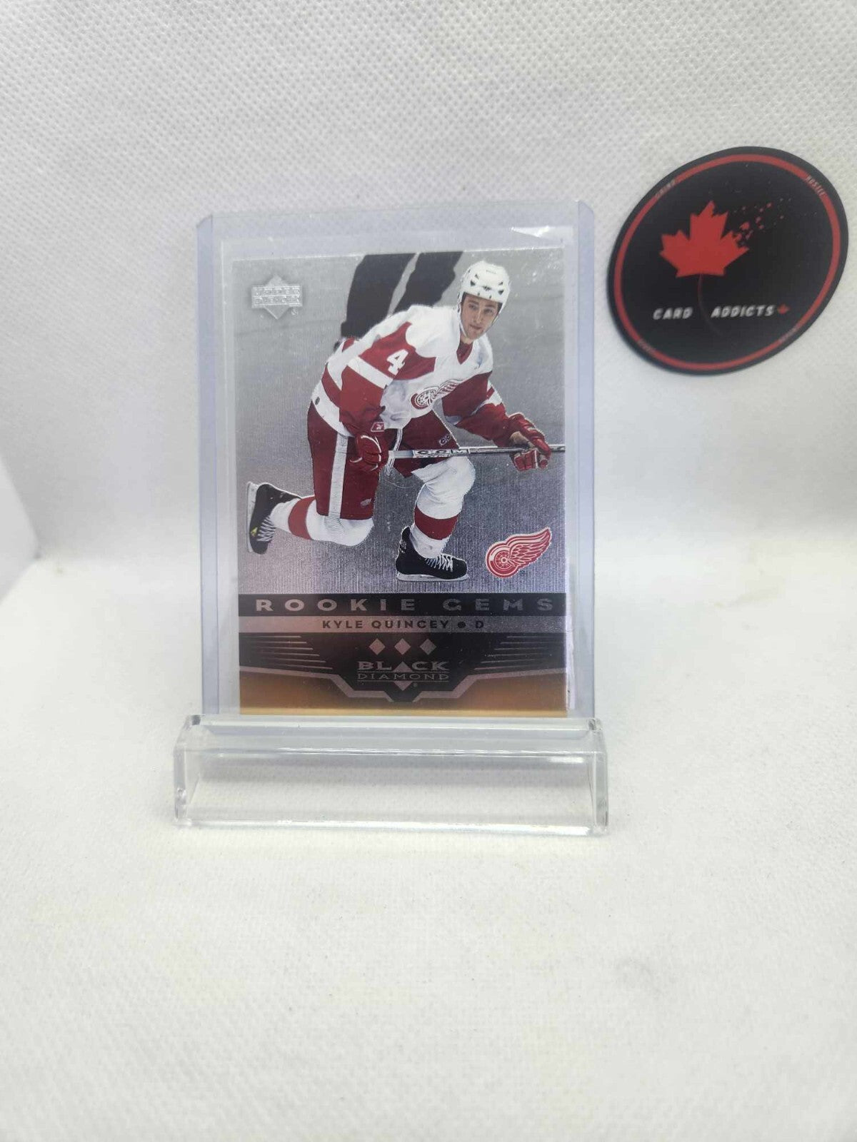 2005-06 Black Diamond Gems Triple Kyle Quincey Rookie #236 Detroit Red Wings