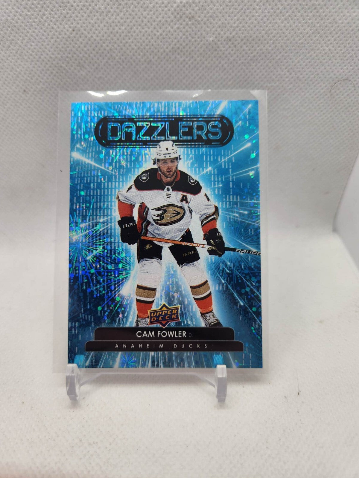 2022-23 Upper Deck Series 1 Dazzlers Blue #DZ-23 Cam Fowler Anaheim Ducks