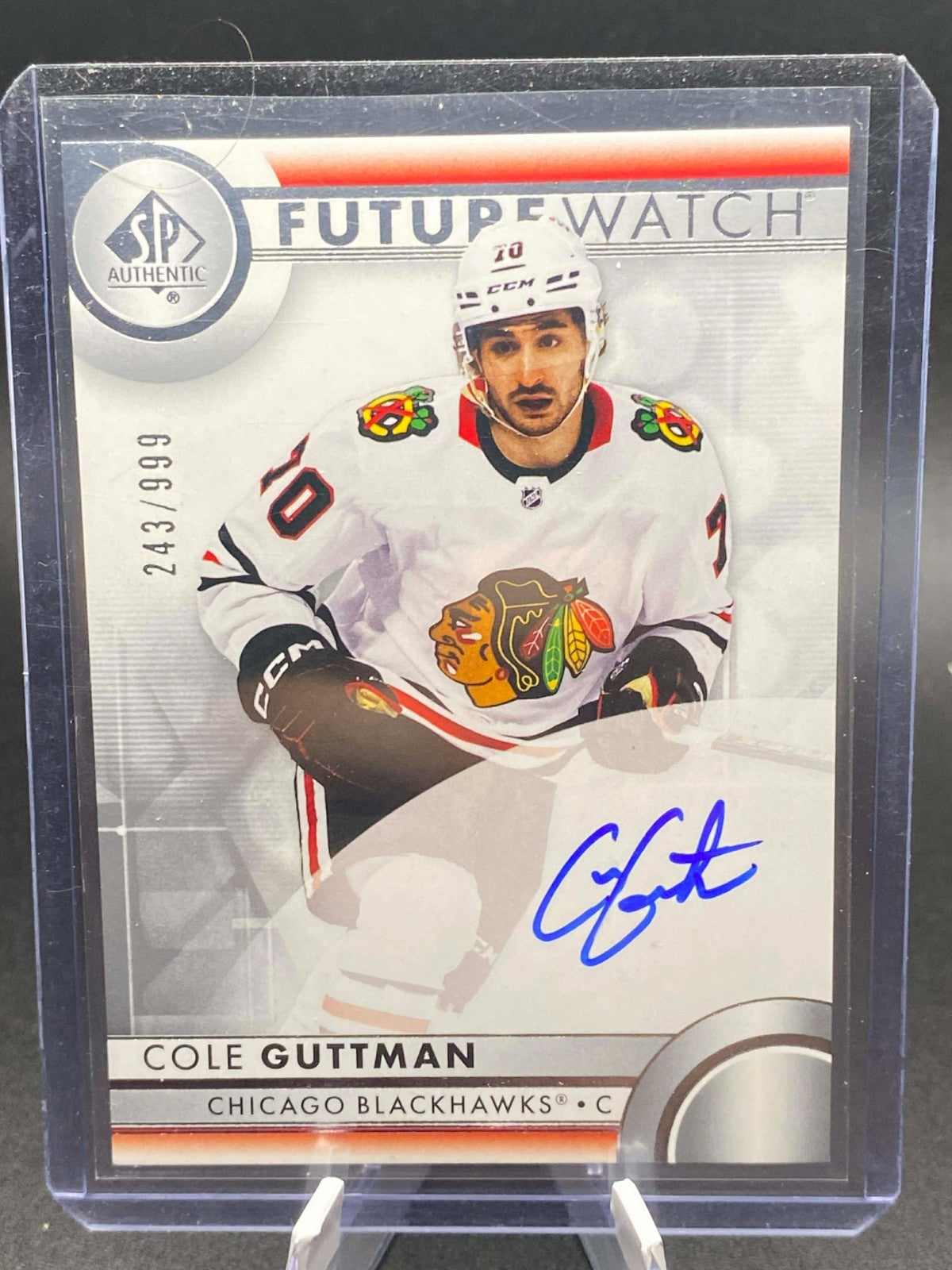 2023-24 SP AUTHENTIC Cole Guttman Future Watch Auto /999 RC #150 - Blackhawks