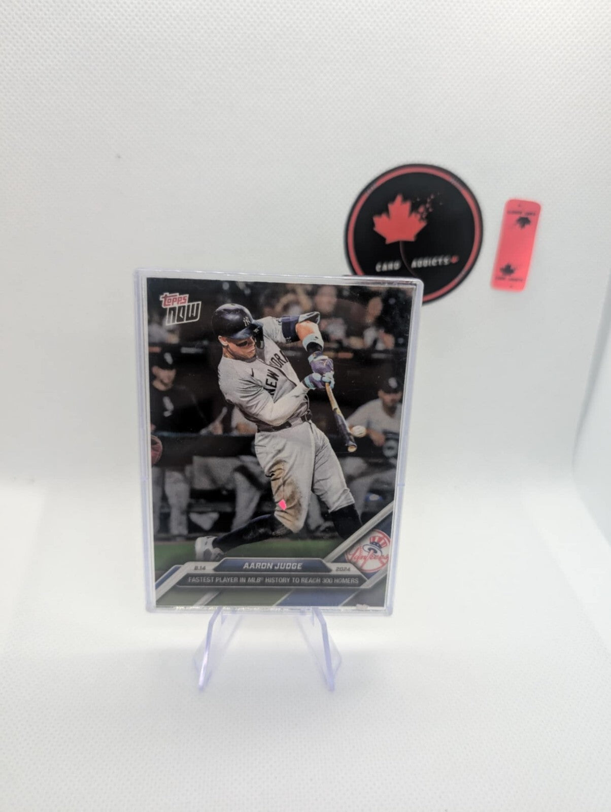 2024 Topps Now Aaron Judge Fastest Player to Reach 300 HR's #555 Yankees