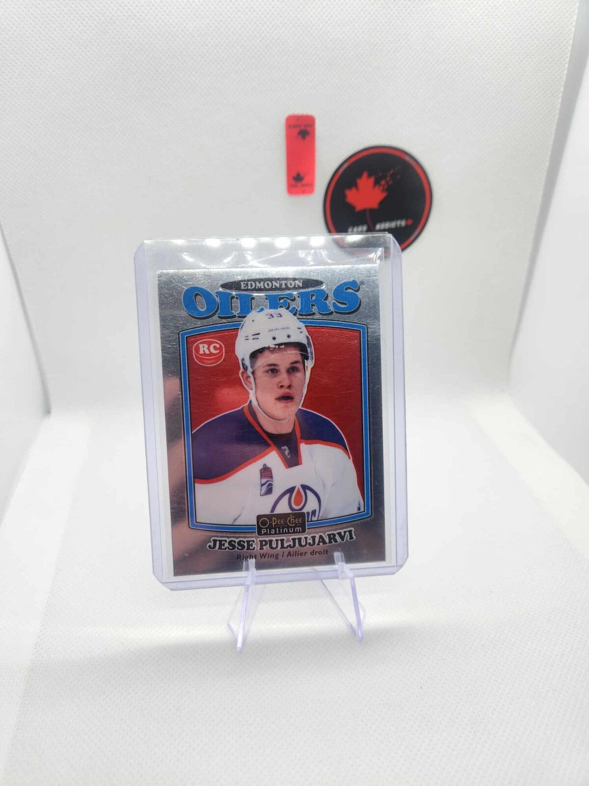 2016-17 O-Pee-Chee Platinum Retro JESSE PULJUJARVI Rookie Foil RC Card# R-76