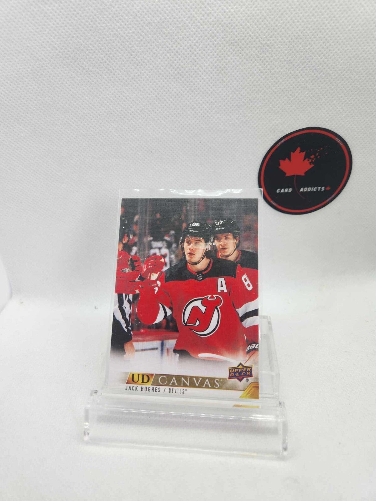 2022-23 Upper Deck Series 1 Canvas Jack Hughes Card# C49