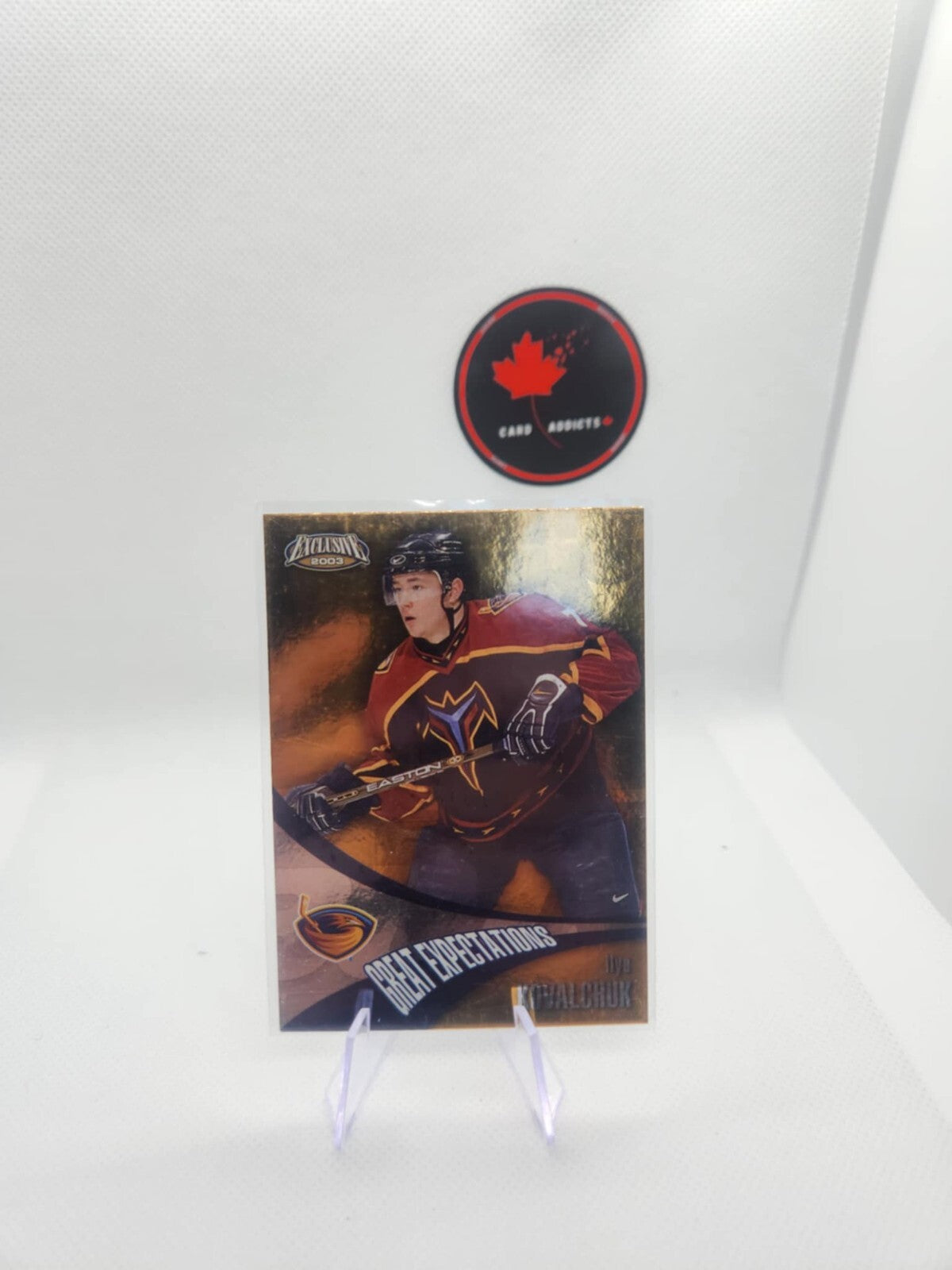 2002-03 Pacific Exclusive Great Expectations #2 Ilya Kovalchuk