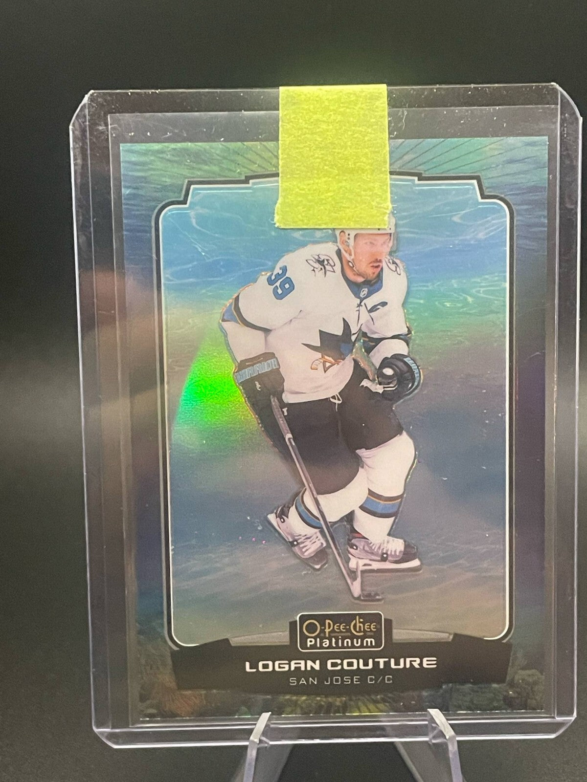 Logan Couture 2019-20 O-Pee-Chee Platinum Aquamarine /499
