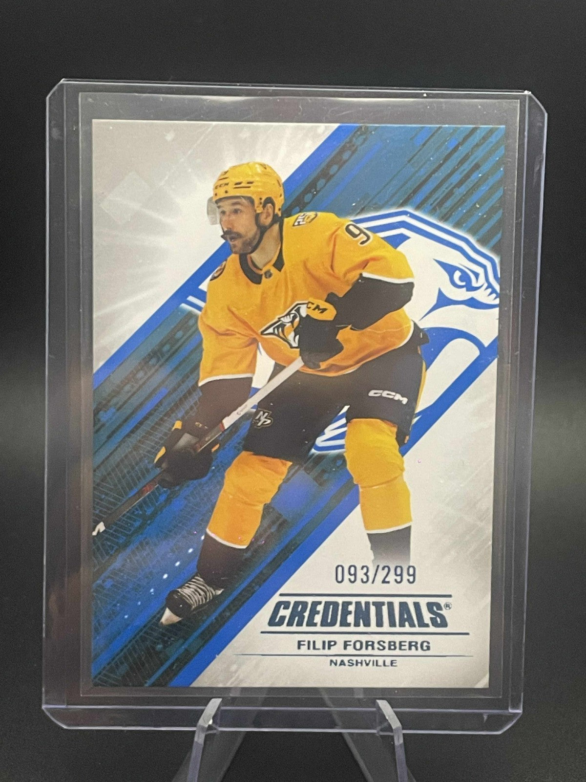 2024-25 Upper Deck Credentials Filip Forsberg Blue /299 2024-25