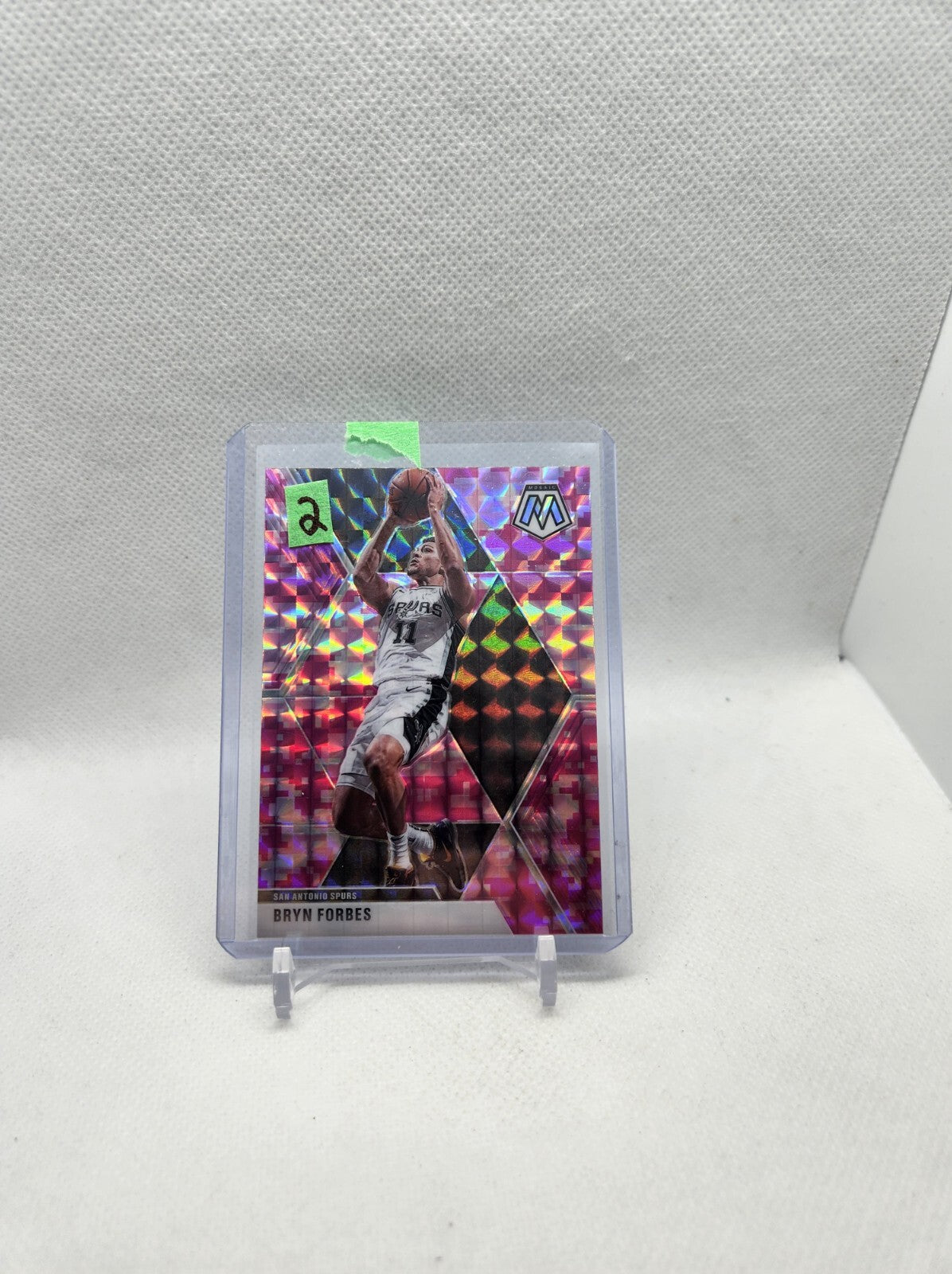 2019-20 Panini Mosaic Mosaic Pink Camo #6 Bryn Forbes