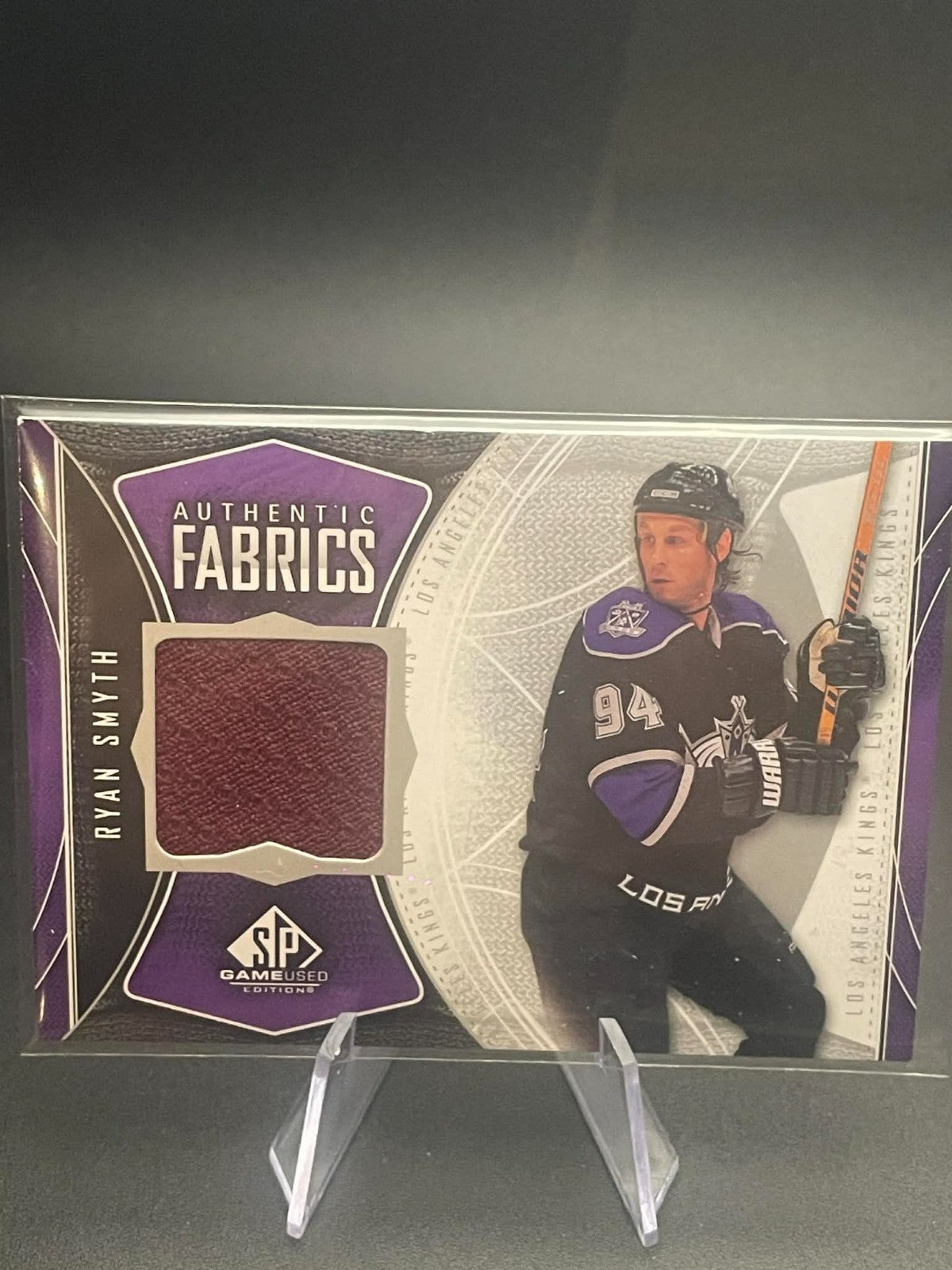 Ryan Smith 2009-10 Upper Deck SP Game Used Jersey Authentic Fabrics REF I