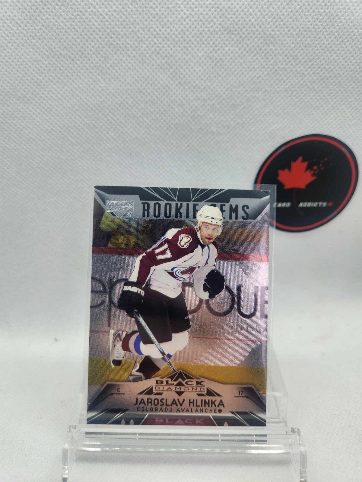 2007-08 Upper Deck Black Diamond Rookie Gems Jaroslav Hlinka RC Card# 165