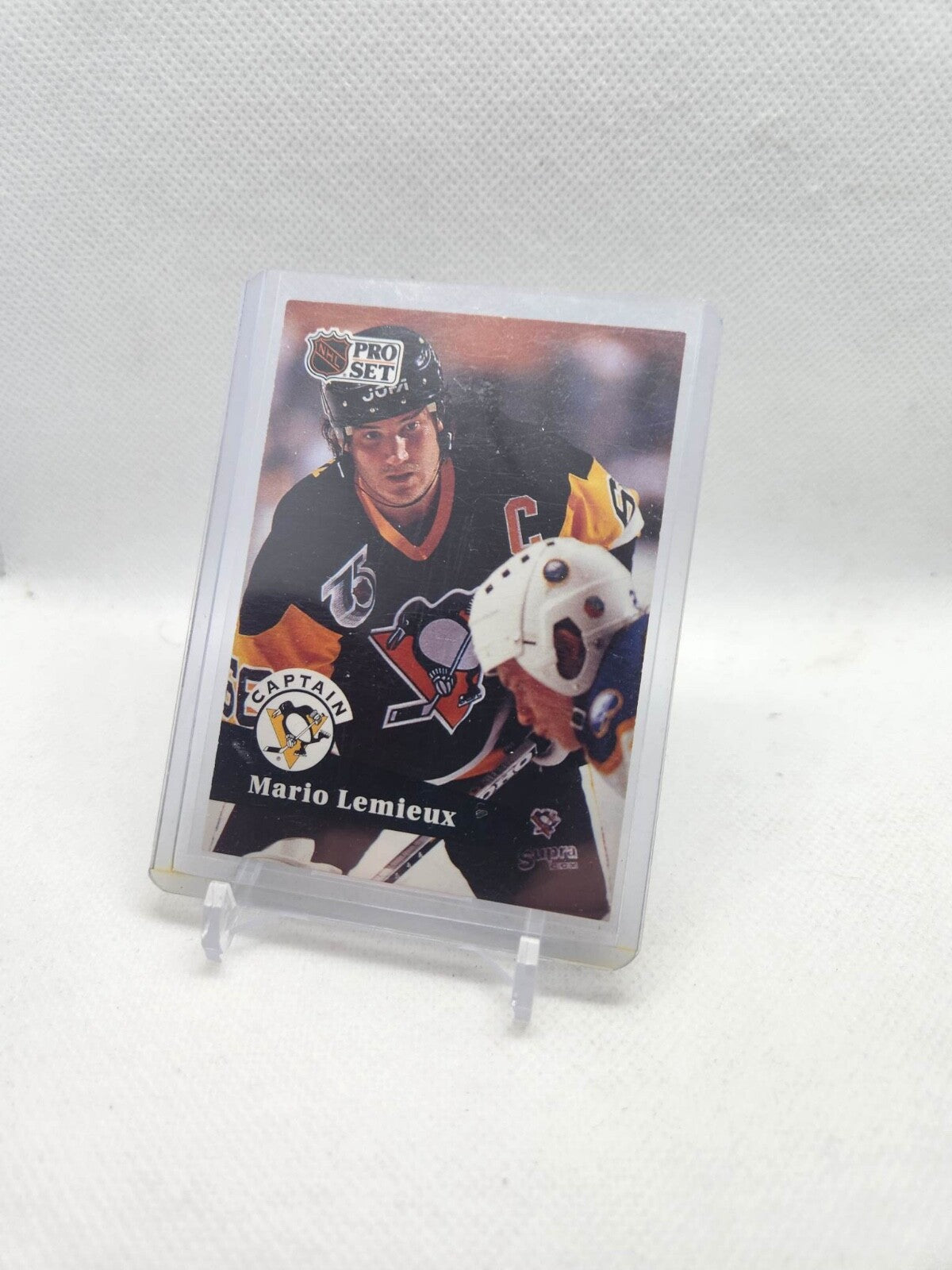 1991-92 Proset Caption Mario Lemieux #581