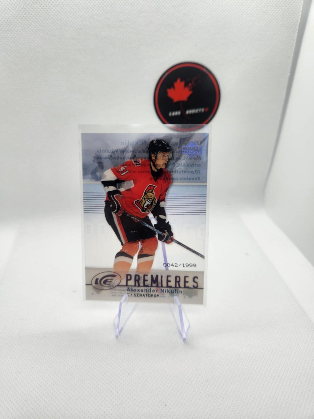 2007-08 Upper Deck Ice Premieres #139 Alexander Nikulin RC /1999 Ottawa Senators