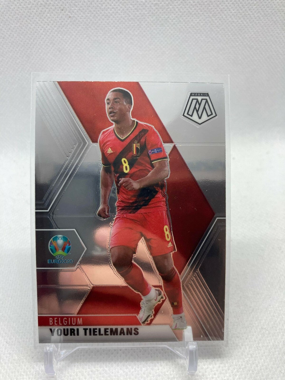 2020-21 Panini Mosaic UEFA EURO Youri Tielemans #8 Belgium