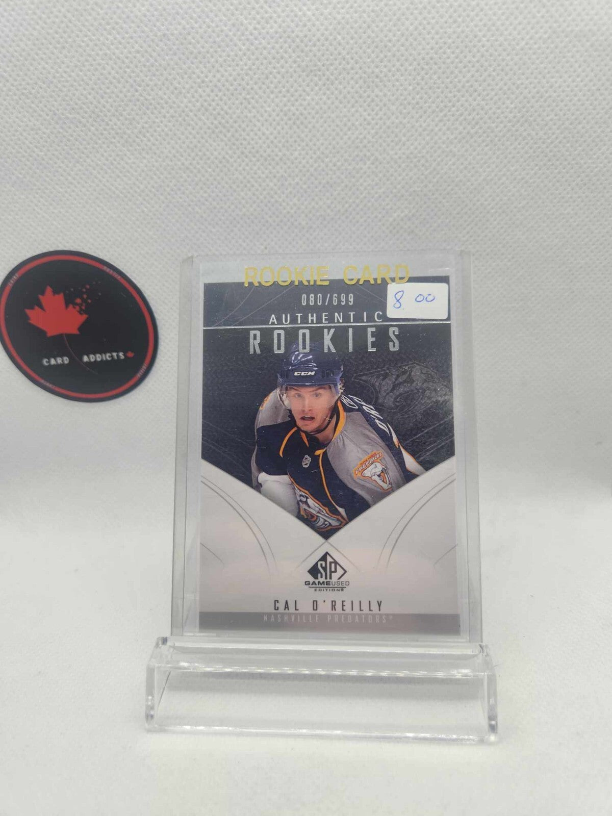 2009/10 UPPER DECK SP GAME USED CAL O'REILLY AUTHENTIC ROOKIES RC /699 177