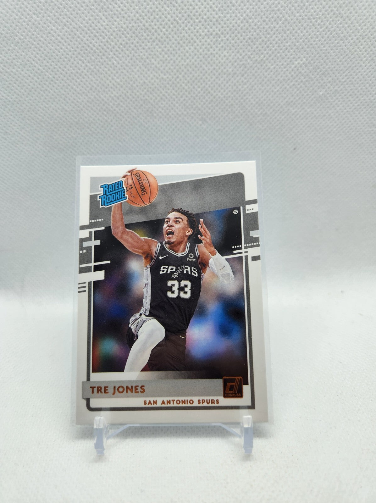 2020-21 Panini Donruss Tre Jones Rated Rookie #244 - Spurs RC