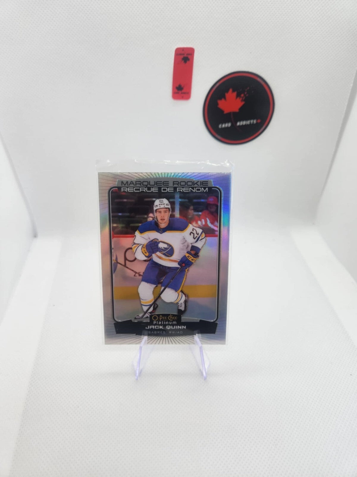2022-23 O-Pee-Chee Platinum Marquee Rookies Rainbow Jack Quinn #204 Rookie RC