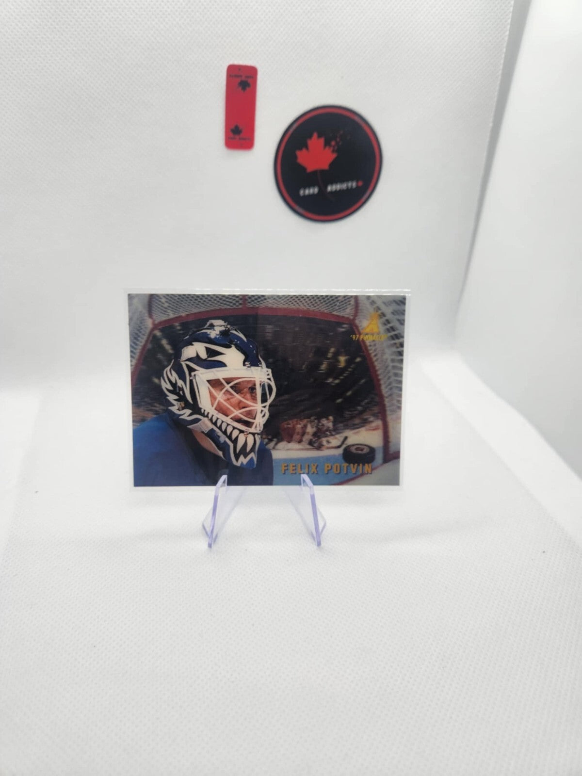 1996-97 Pinnacle McDonalds Caged Ice Breakers FELIX POTVIN #MCD38 3D Maple Leafs