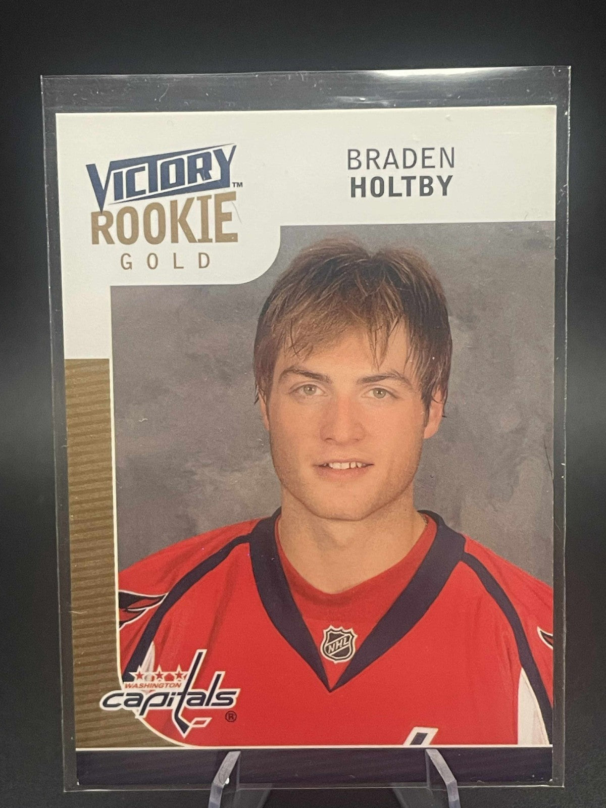 2009-10 Upper Deck Victory Gold #340 Braden Holtby Rookie Capitals REF I