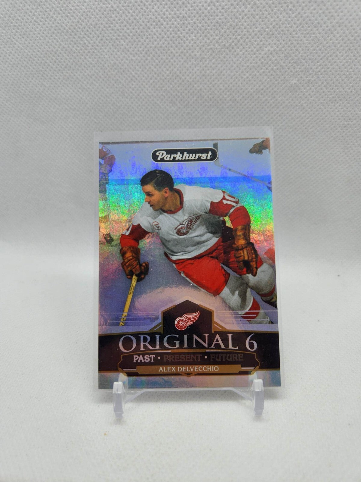 2018-19 Upper Deck Parkhurst Original 6 O6-10 - Alex Delvecchio Detroit RedWings