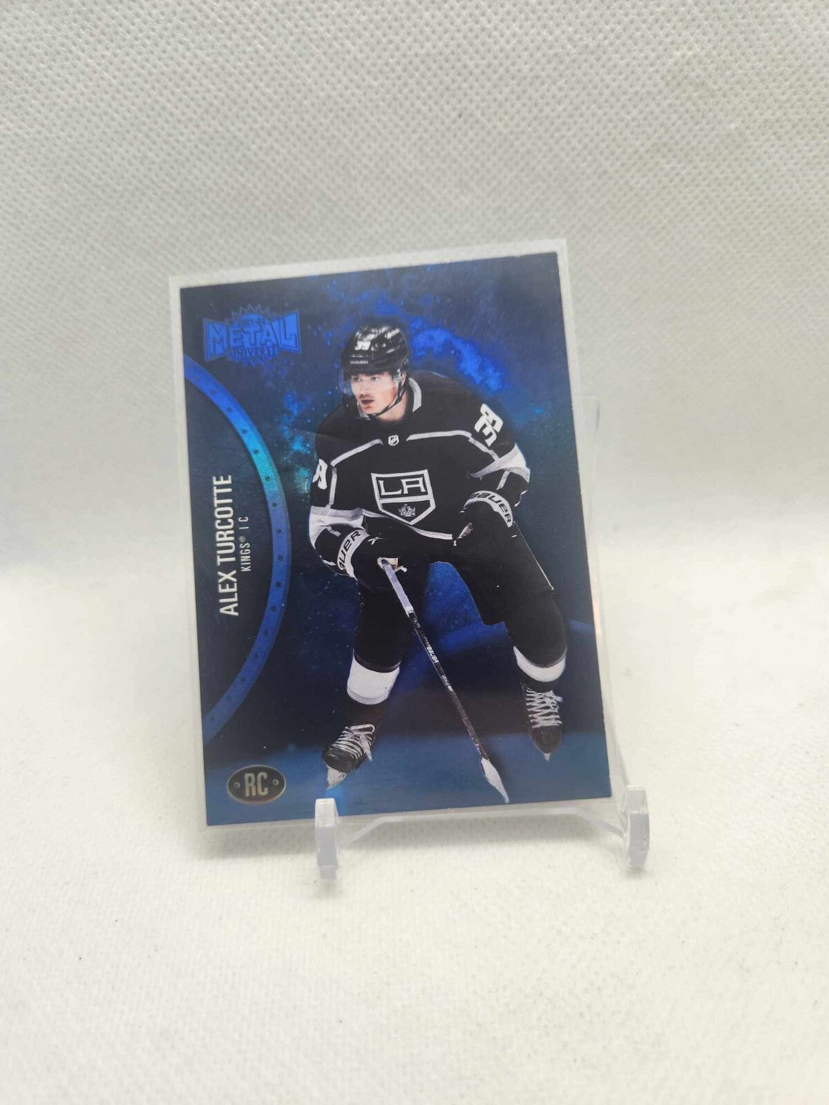 2021-22 Metal Universe Blue Spectrum Rookie #192 Alex Turcotte RC LA Kings