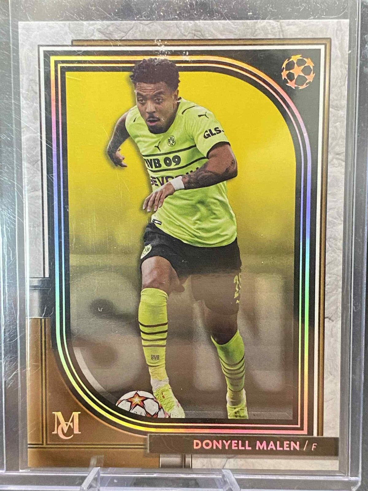 2022 Topps Museum Collection Uefa Champions League Donyell Malen Borussia Dort