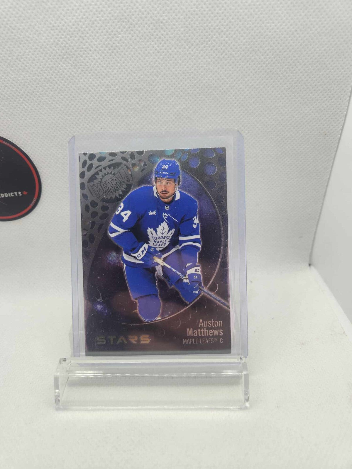 22-23 UD Metal Universe Stars Auston Matthews #140