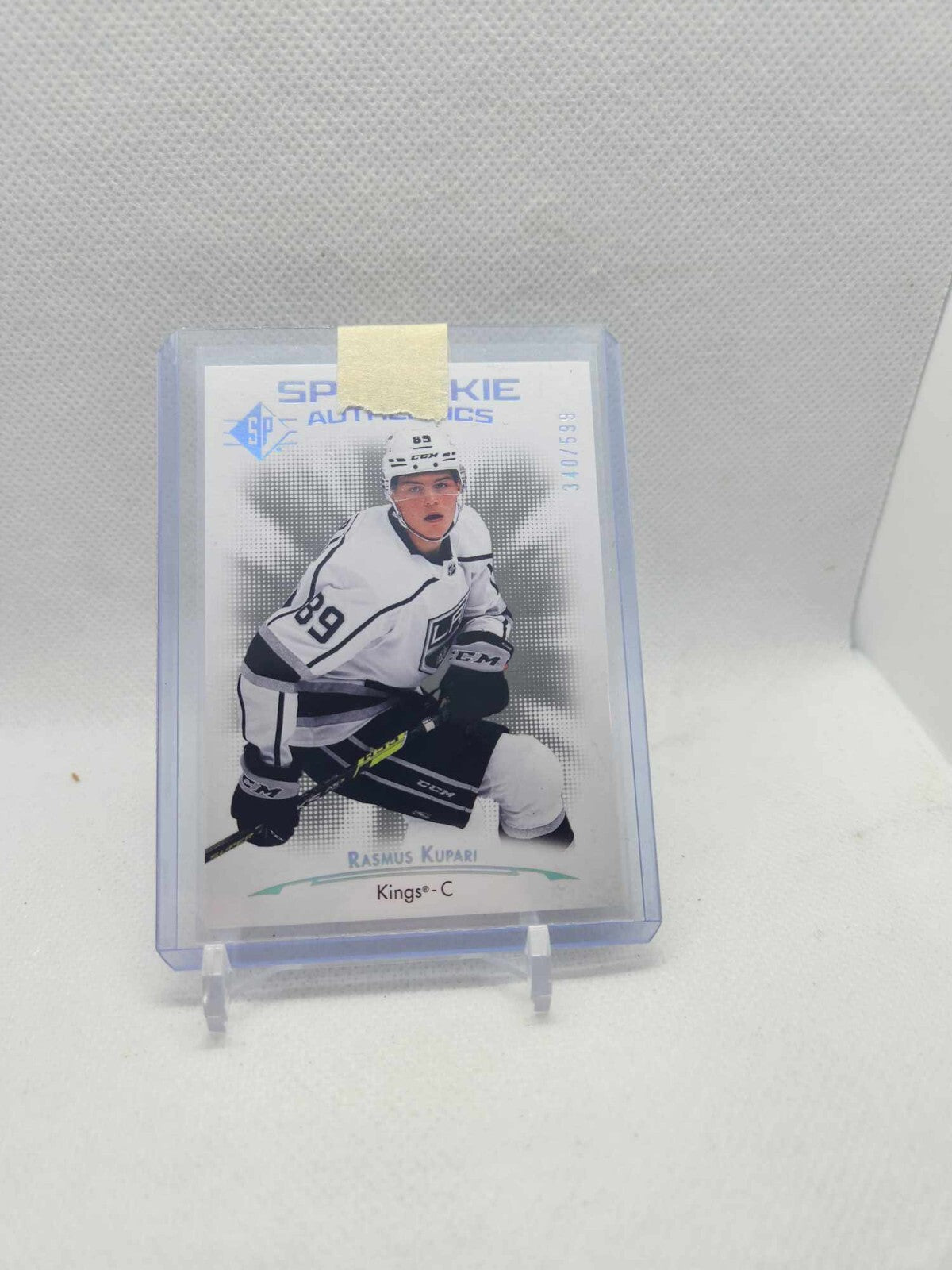 2021-22 UD SP Hockey Rookie Authentics Silver Spectrum #113 Rasmus Kupari /599