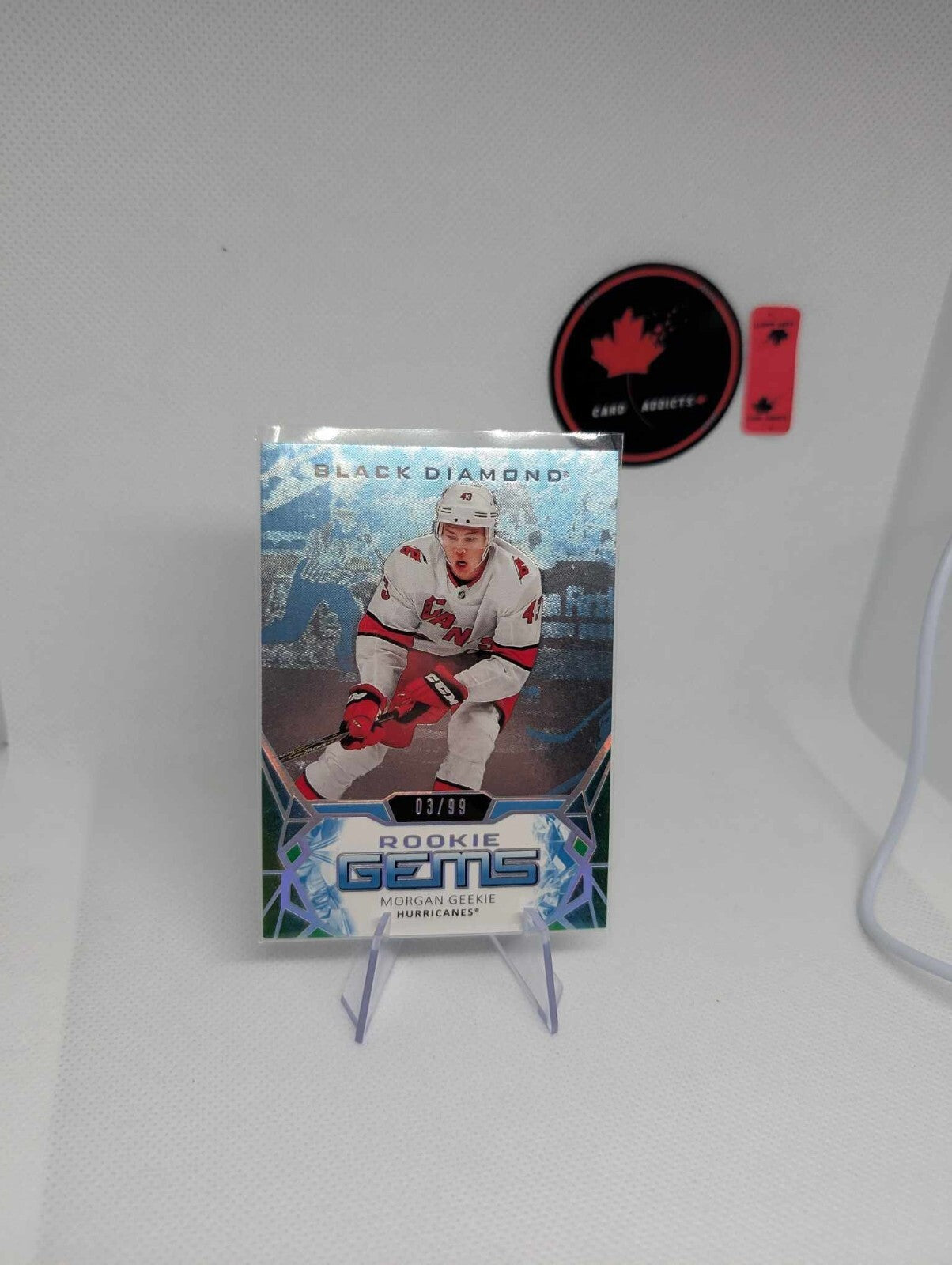 2020-21 Black Diamond Rookie Gems Spectrum #RGMG Morgan Geekie /99