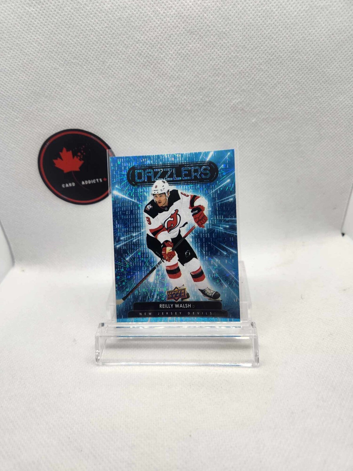 22/23 UD SERIES 2 REILLY WALSH DAZZLERS BLUE RC ROOKIE INSERT #78