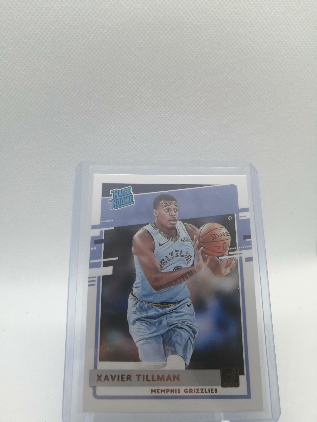 2020-21 Panini Donruss Basketball Xavier Tillman Rated Rookie RC #218 Grizzlies