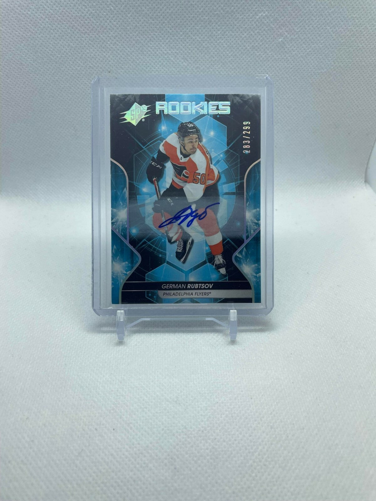 2019-20 UD SPX Rookie Auto- German Rubtsov