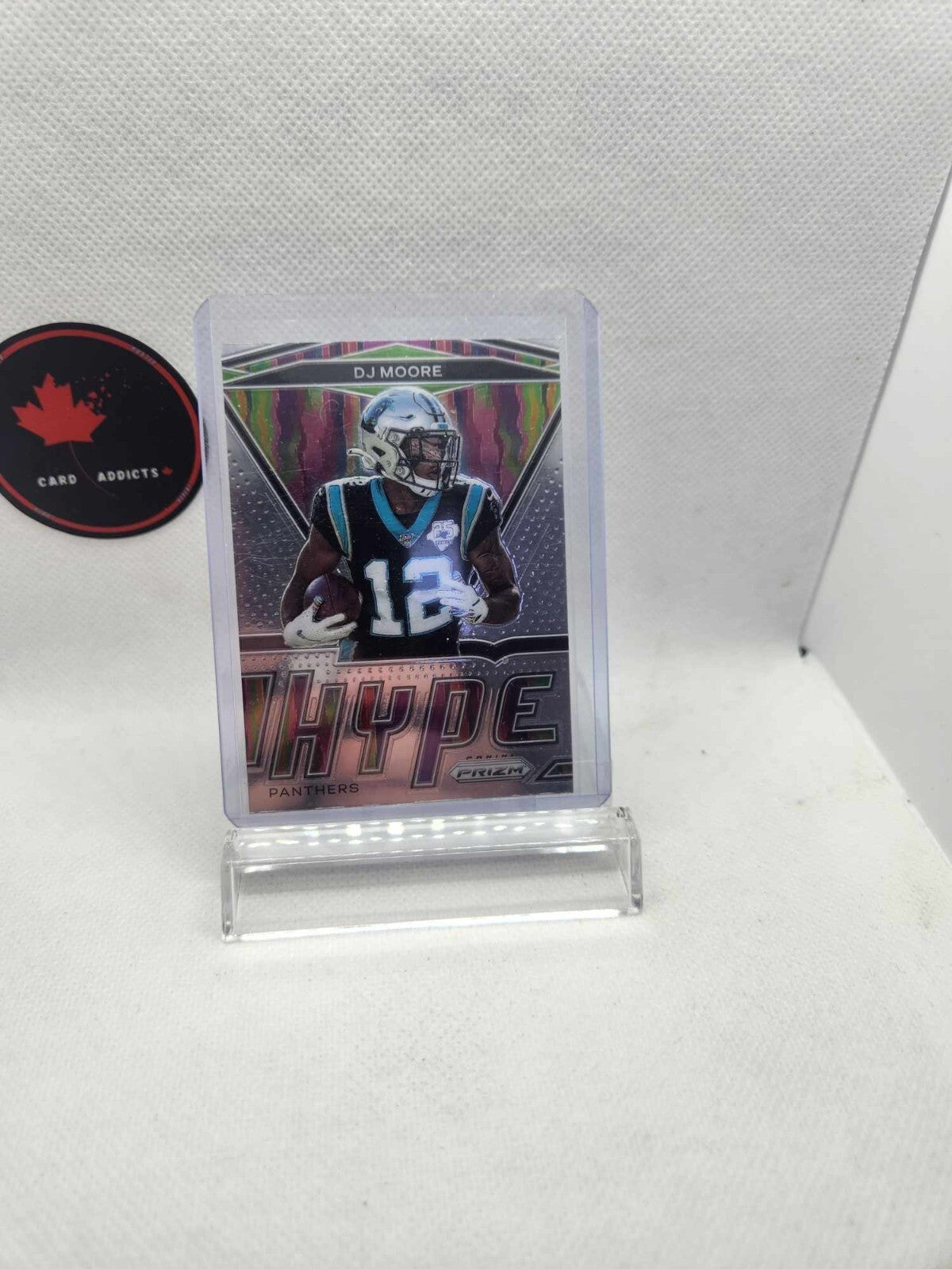 DJ Moore Panini Prizm Hype 2022 1 Carolina Panthers