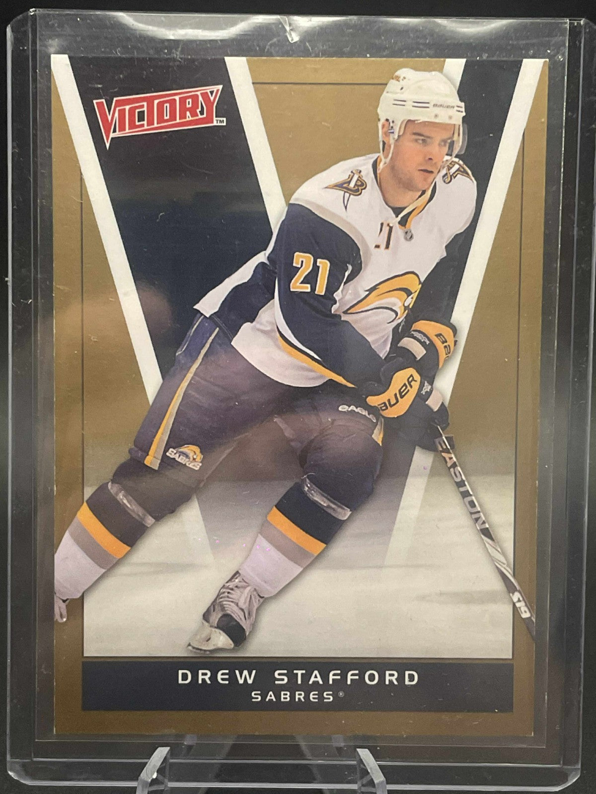 2010-11 Upper Deck Victory Gold Drew Stafford #23 REF I