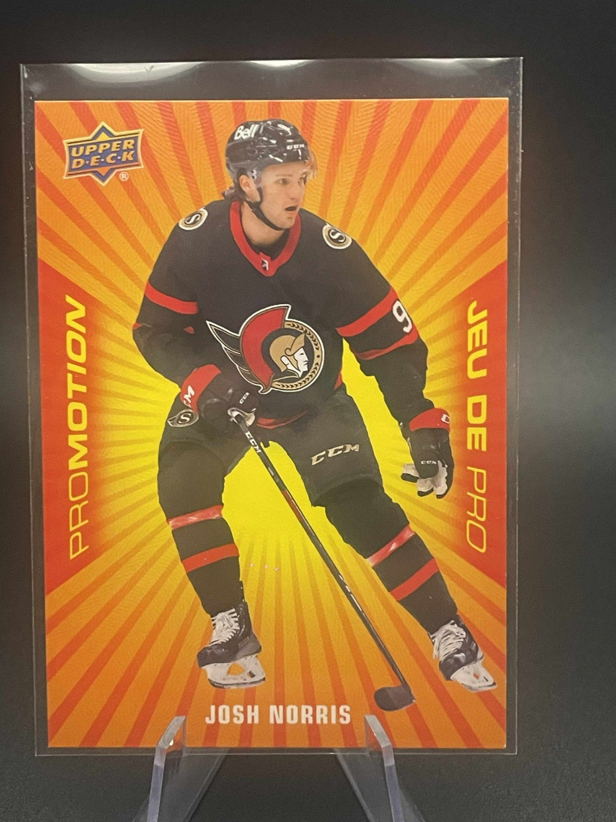 Josh Norris 2021-22 UD Tim Hortons Hockey ProMotion PP-4 Ottawa Senators
