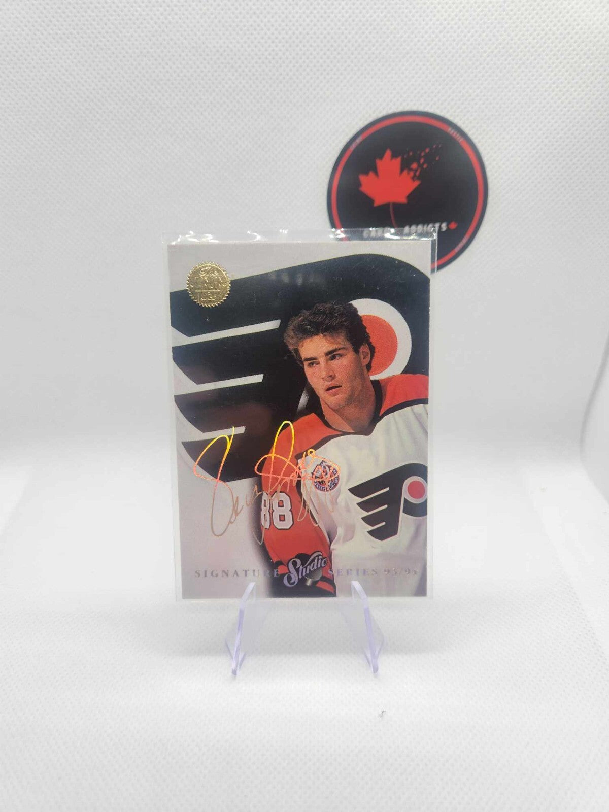 1993-94 Leaf - Studio Signature Series #10 Eric Lindros