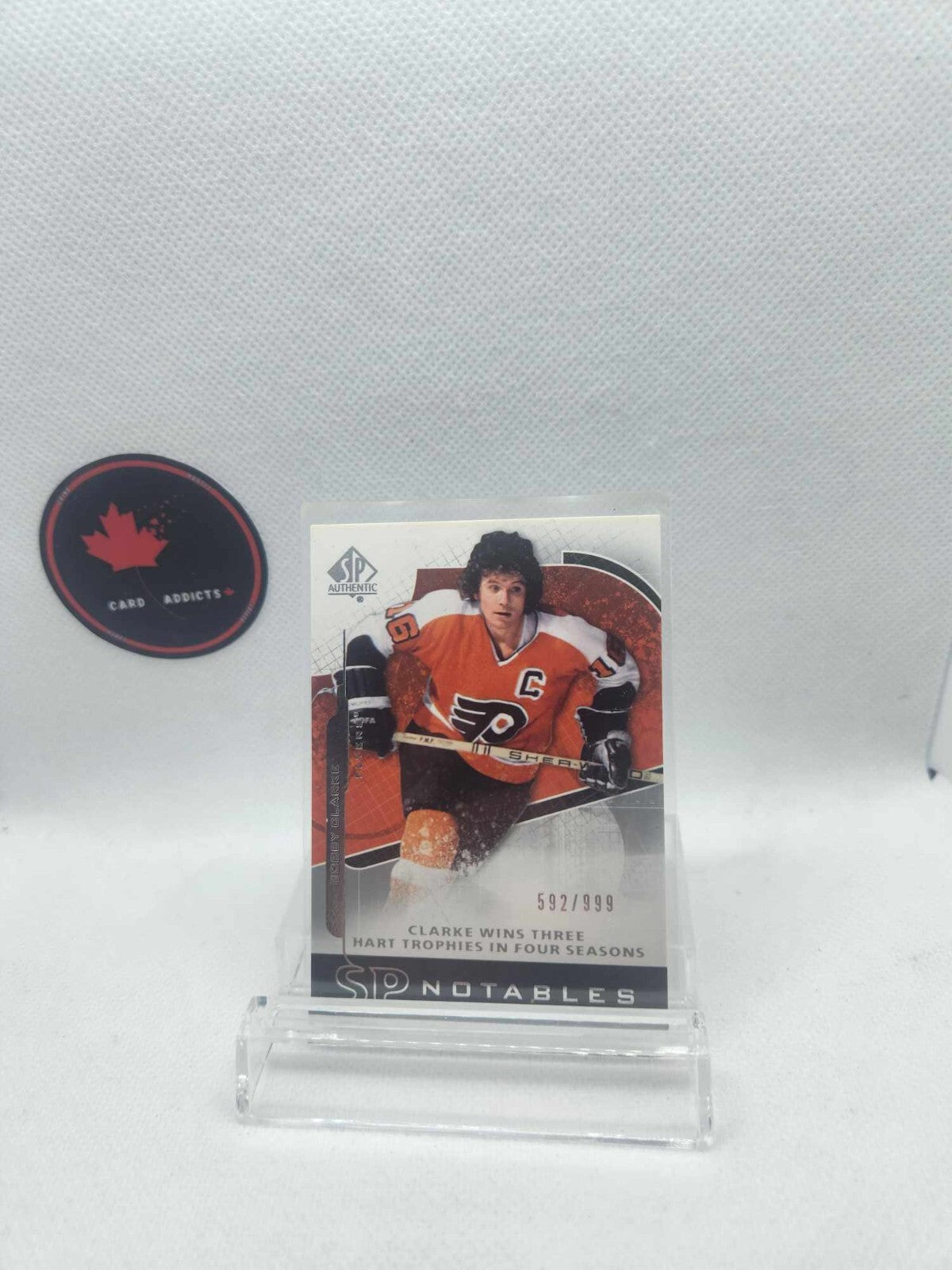 2008-09 SP AUTHENTIC SP NOTABLES BOBBY CLARKE #103 /999