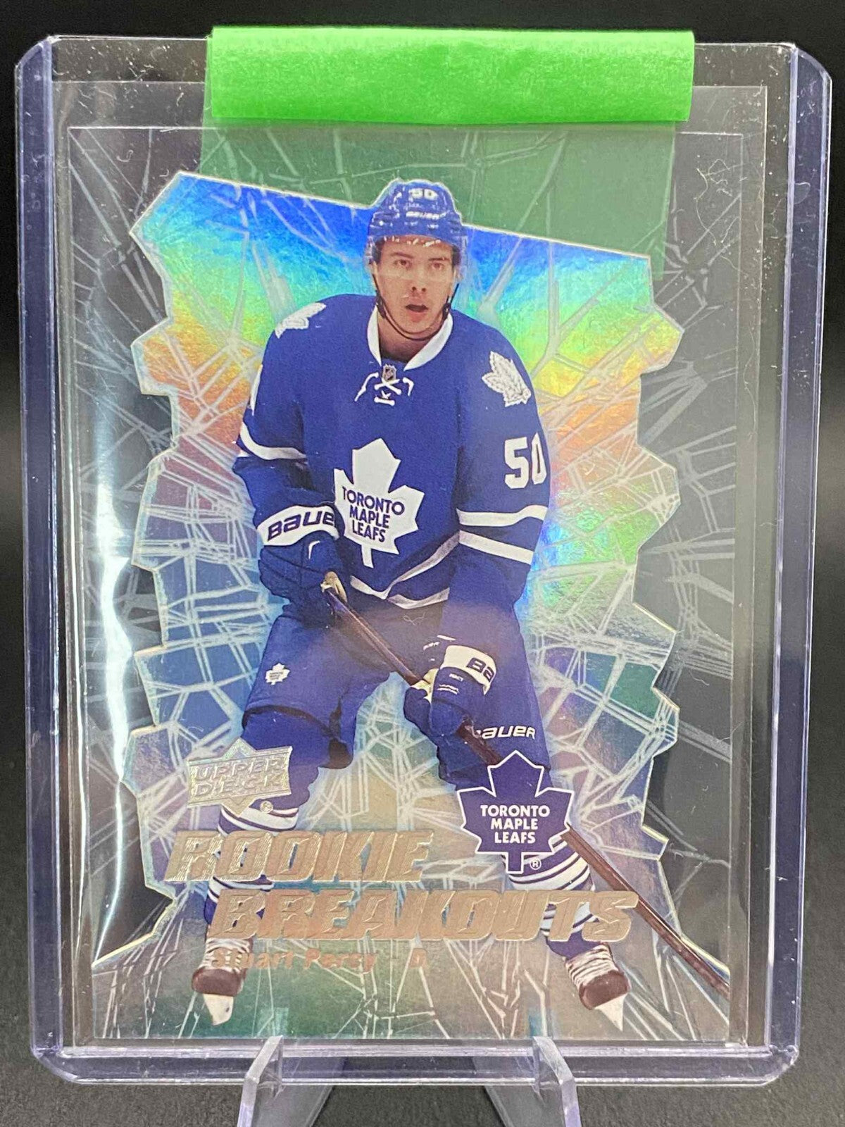 14-15 UD Upper Deck Series Two Rookie Breakouts Stuart Percy /100 Rookie