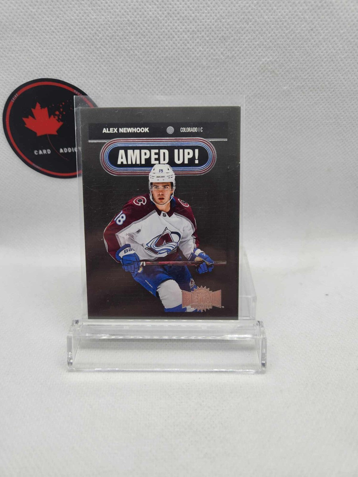 2021-22 Upper Deck Skybox Metal Universe AMPED UP! Alex Newhook