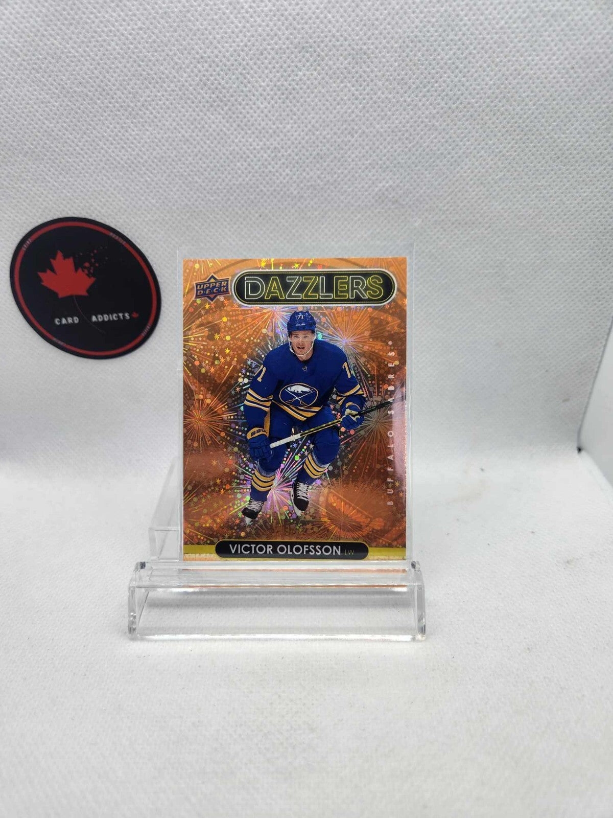 Victor Olofsson 2021-22 Upper Deck Dazzlers Orange #DZ-56