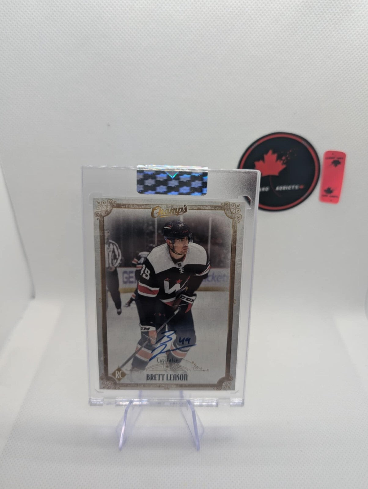 2021-22 UD CLEAR CUT BRETT LEASON ROOKIE AUTO CHAMPS
